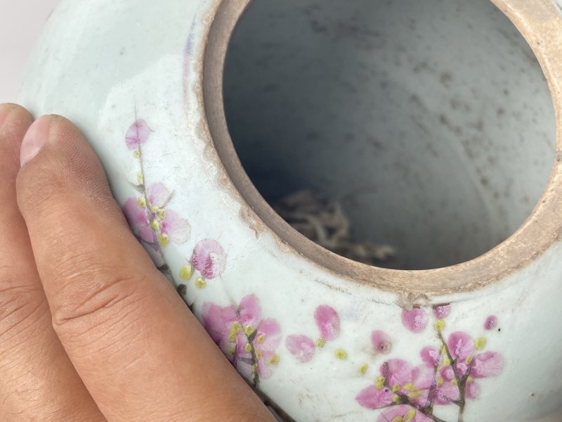 民国 粉彩花鸟纹罐 - 图6