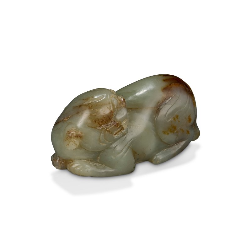 青玉雕瑞獸   - 图2