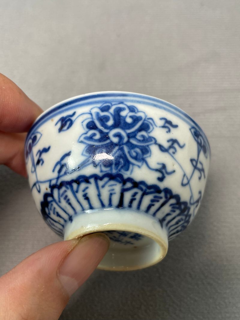 清光绪 青花缠枝莲纹杯 - 图7