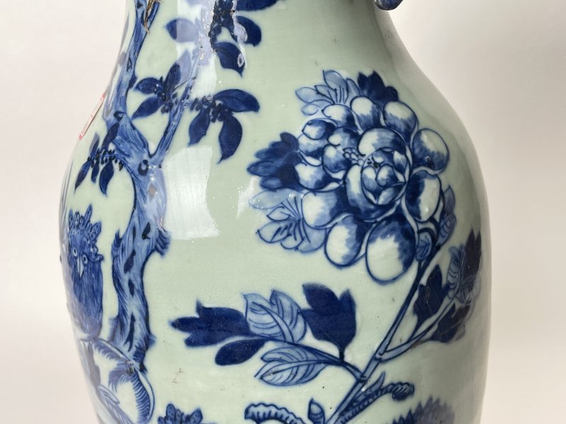 清 300件青花花鸟纹嫁妆瓶 - 图9