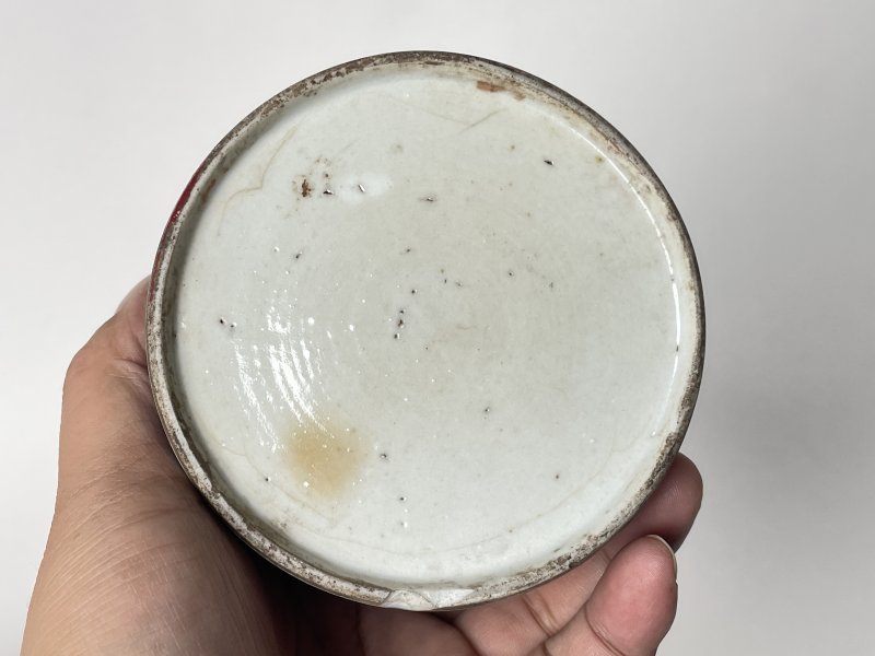 清 青花缠枝花卉纹节盒 - 图11