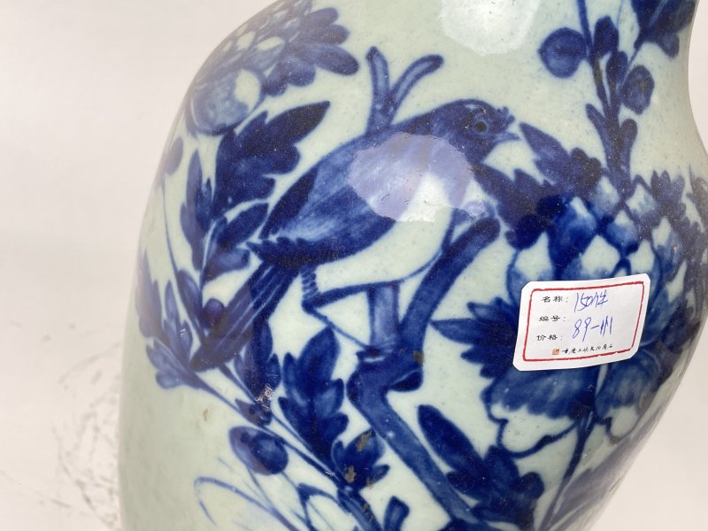 清 150件青花花鸟纹嫁妆瓶 - 图5
