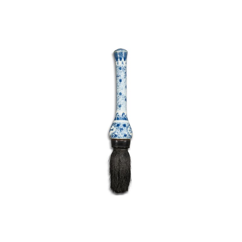 清 青花龍紋筆管  QING DYNASTY (1644-1911) - 图4