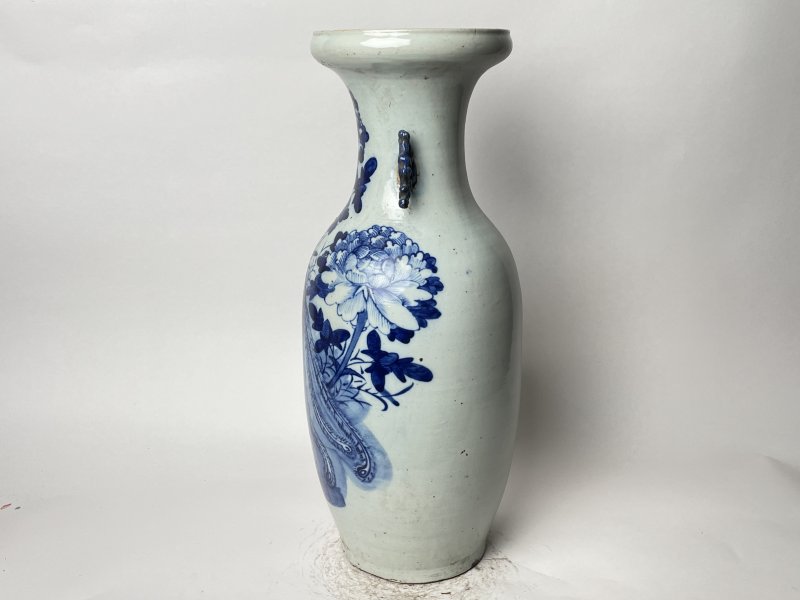 清 300件青花花鸟纹嫁妆瓶 - 图2
