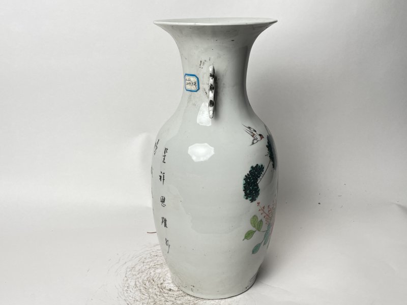民国 150件粉彩花鸟纹嫁妆瓶 - 图4