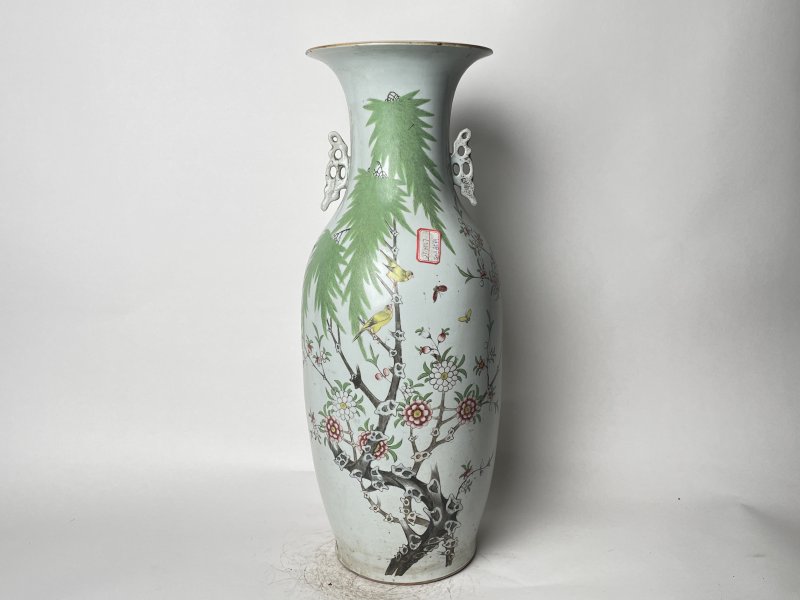 民国 300件粉彩花鸟纹嫁妆瓶