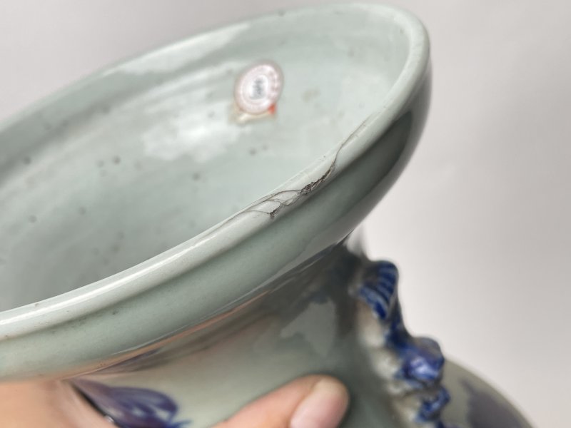 清 150件青花花鸟纹嫁妆瓶 - 图8