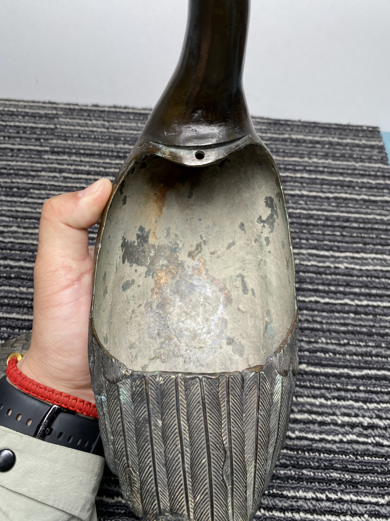 明 铜点金宝鸭香薰 - 图24