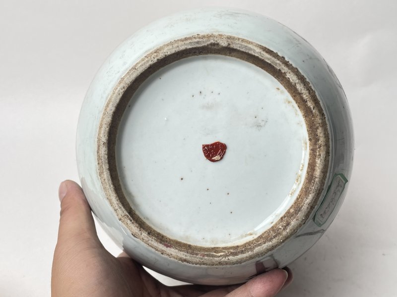 民国 粉彩花鸟纹罐 - 图6