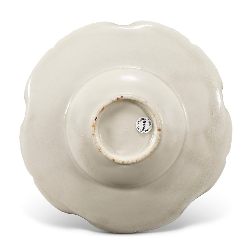 北宋 定窯白釉荷葉式盞托  CHINA, NORTHERN SONG DYNASTY (960-1127) - 图2