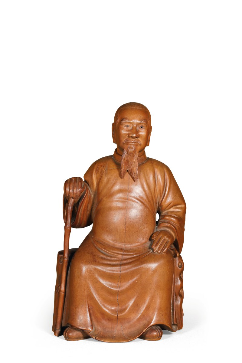 民国 黄叔铭刻林森座像
