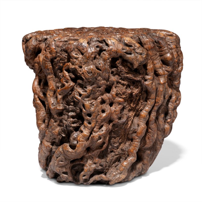 A ROOTWOOD STOOL  CHINA, QING DYNASTY, 18TH CENTURY - 图2
