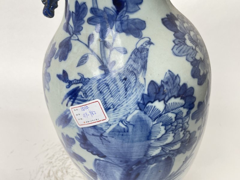 清 150件青花花鸟纹嫁妆瓶 - 图5