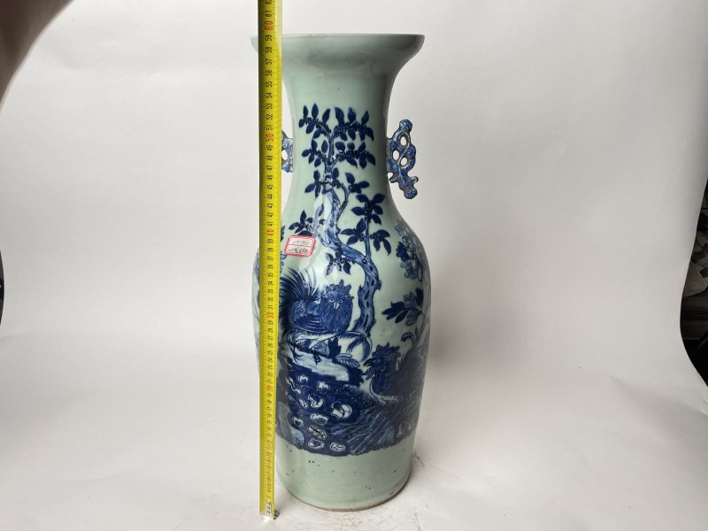 清 300件青花花鸟纹嫁妆瓶 - 图14
