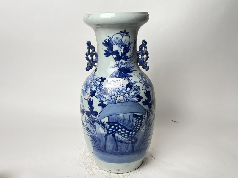 清 150件青花花鸟纹嫁妆瓶 - 图1