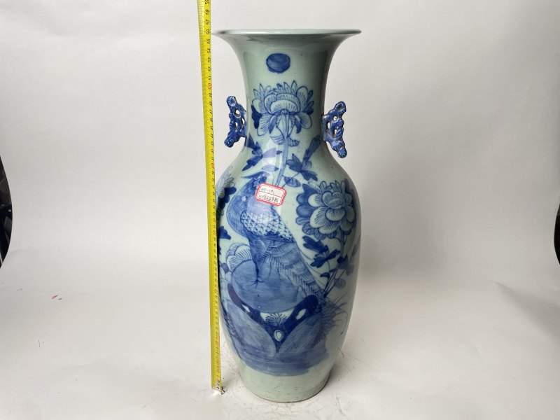 清 300件青花花鸟纹嫁妆瓶 - 图12