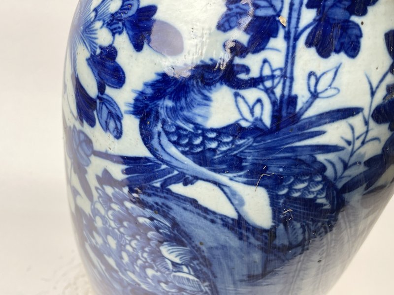 清 300件青花花鸟纹嫁妆瓶 - 图6