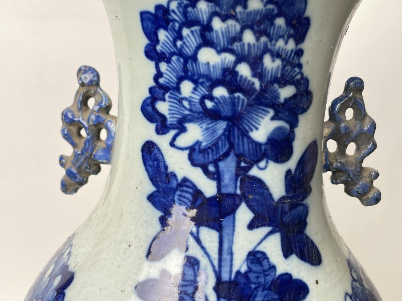 清 300件青花花鸟纹嫁妆瓶 - 图7