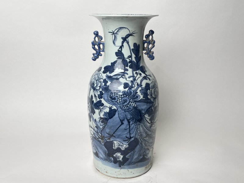 清 150件青花花鸟纹嫁妆瓶 - 图1