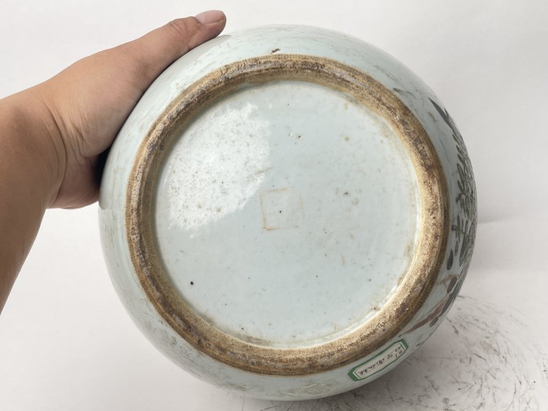 民国 粉彩花鸟纹罐 - 图6