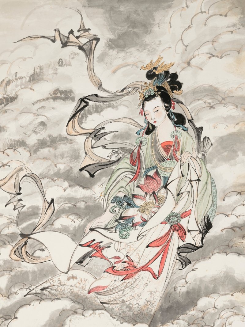 ZHANG DAQIAN (1899-1983)  Flying Deity - 图3