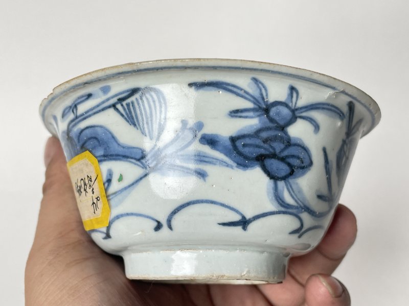 明 青花花卉纹碗 - 图4