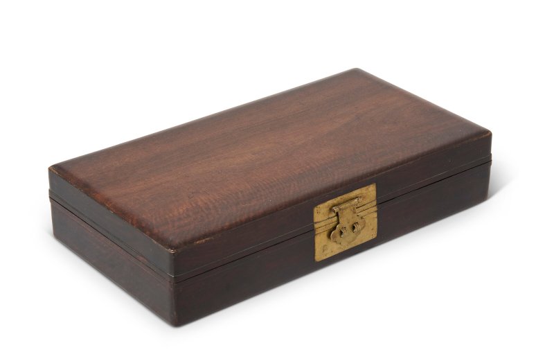 A ZITAN RECTANGULAR DOCUMENT BOX AND COVER  CHINA, QING DYNASTY, 18TH CENTURY - 图1