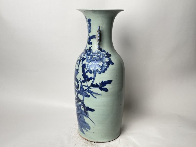 清 300件青花花鸟纹嫁妆瓶 - 图2