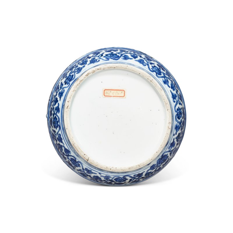 明萬曆 青花八吉祥紋圓蓋盒  WANLI PERIOD (1573-1620) - 图3