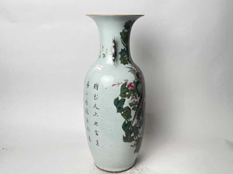 民国 300件粉彩花鸟纹嫁妆瓶 - 图4