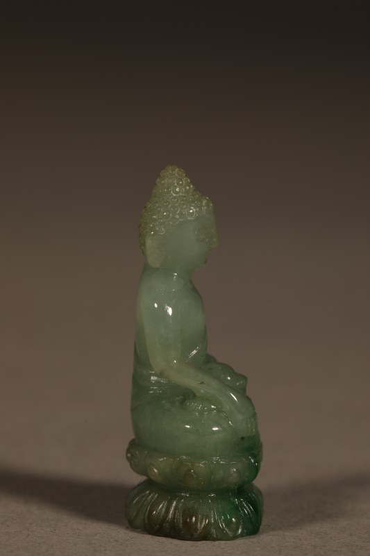 清 翡翠随身佛 - 图5