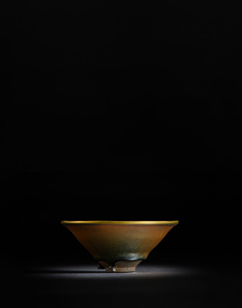 A Jian 'hare’s fur' temmoku tea bowl, Song dynasty | 宋 建窰兔毫盞 - 图1