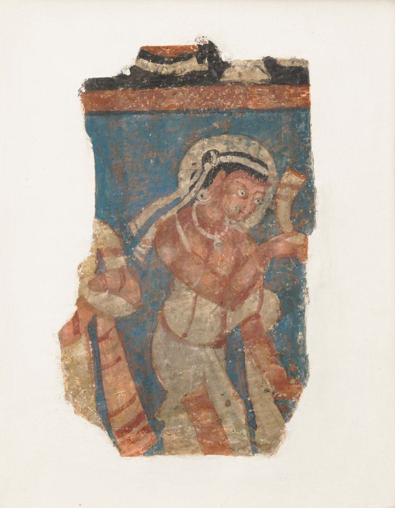 A FRESCO OF BODHISATTVA  WESTERN HIMALAYAS, 11TH CENTURY - 图2