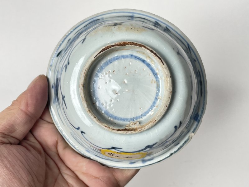 明 青花花卉纹碗 - 图6