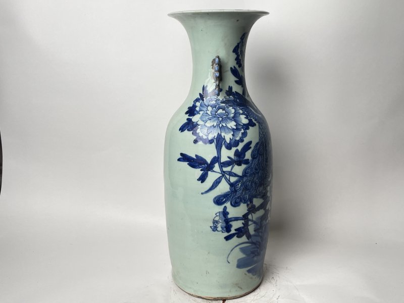 清 300件青花花鸟纹嫁妆瓶 - 图4
