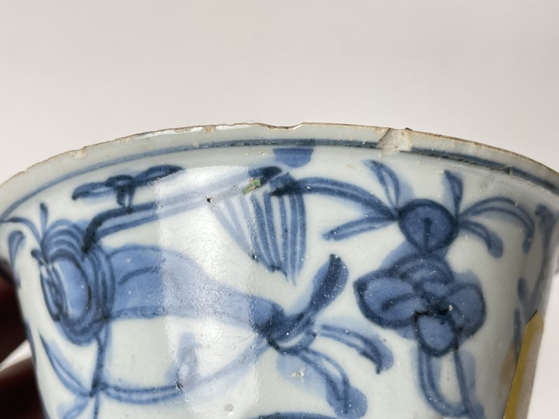 明 青花花卉纹碗 - 图7
