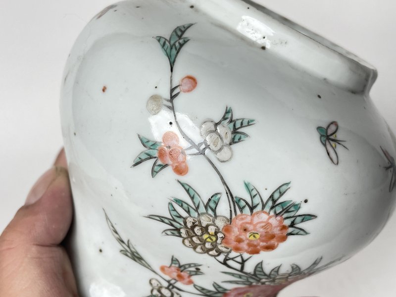 民国 粉彩花鸟纹罐 - 图6