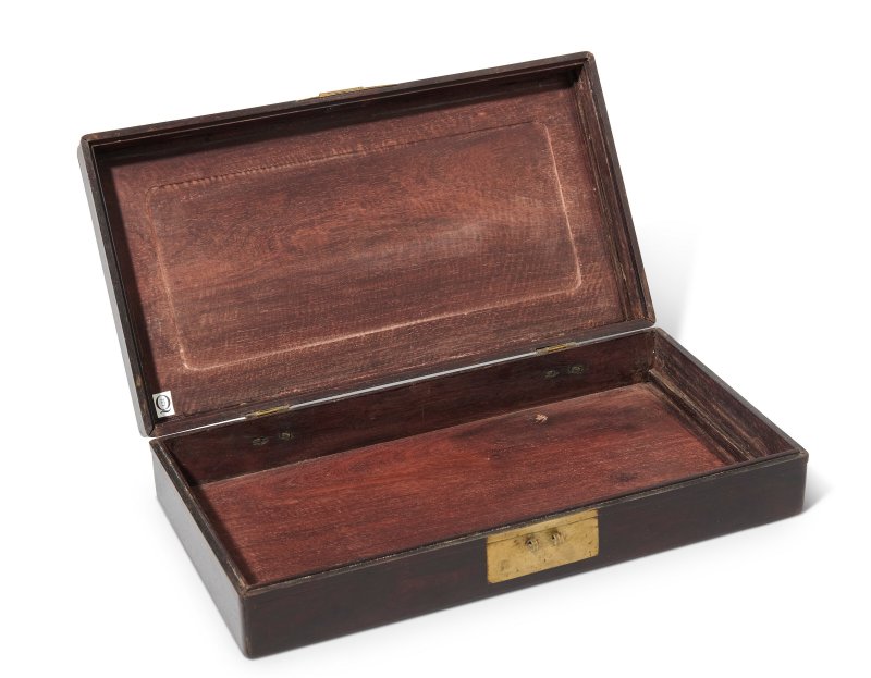 A ZITAN RECTANGULAR DOCUMENT BOX AND COVER  CHINA, QING DYNASTY, 18TH CENTURY - 图3