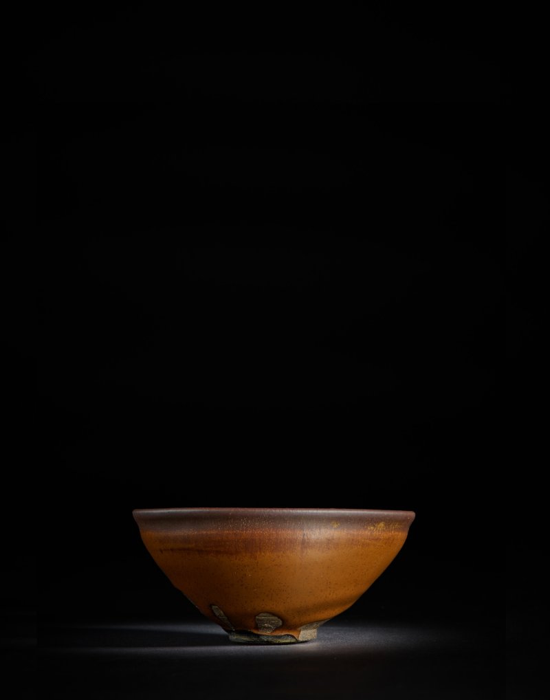 A Jian russet-brown-glazed tea bowl, Song dynasty | 宋　建窰褐釉盞 - 图1