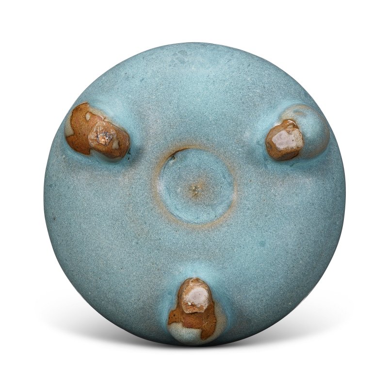 金 鈞窯天藍釉三足爐  CHINA, JIN DYNASTY (1115-1234) - 图2