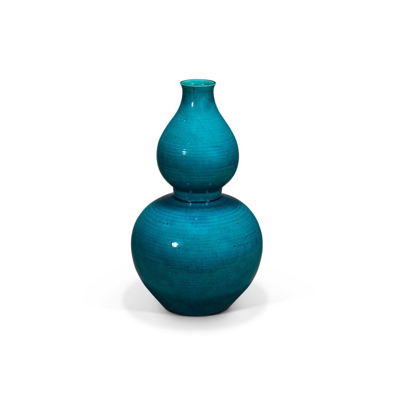 清十八世紀 孔雀綠釉葫蘆瓶  QING DYNASTY, 18TH CENTURY - 图3
