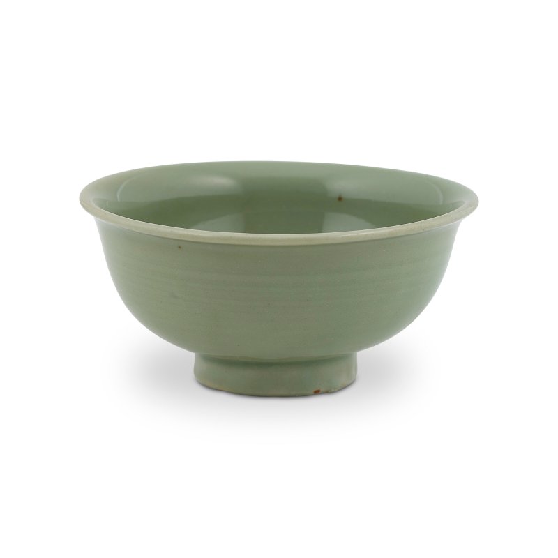 明 龍泉青釉劃花卉紋盌  MING DYNASTY (1368-1644) - 图3