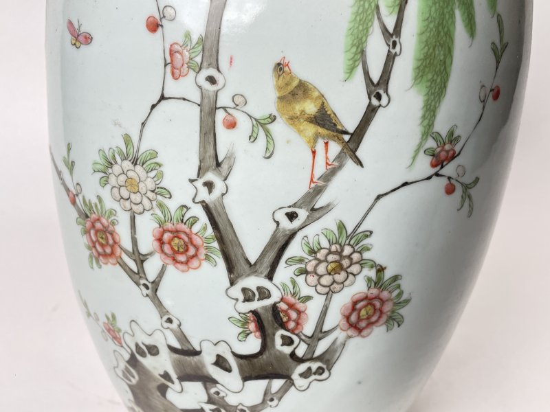 民国 150件粉彩花鸟纹嫁妆瓶 - 图7