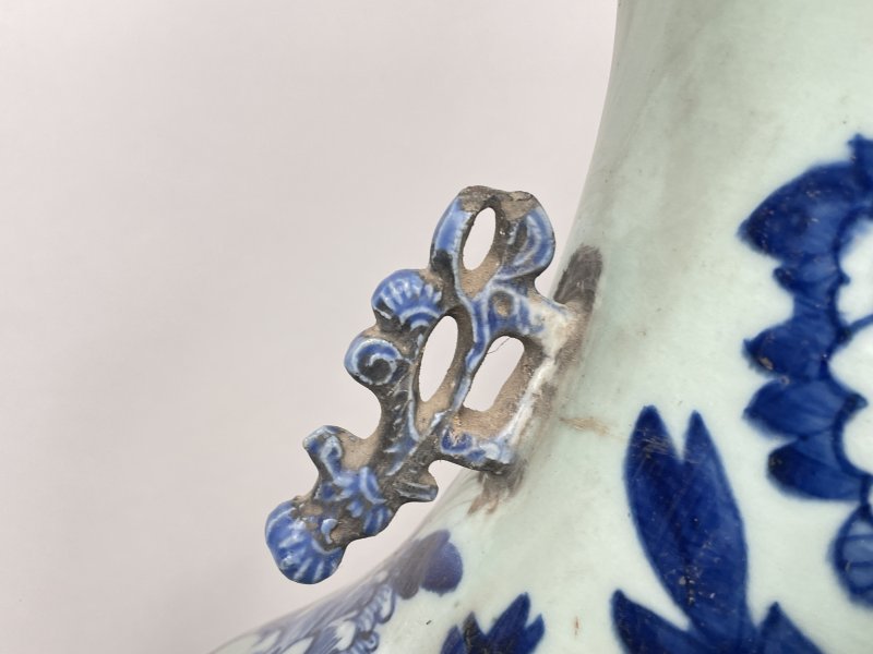 清 300件青花花鸟纹嫁妆瓶 - 图8