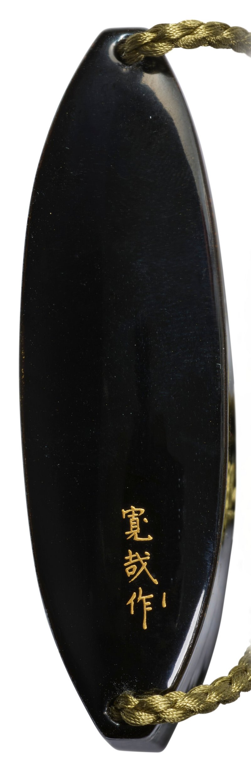 A BLACK LACQUER THREE-CASE INRO  JAPAN, EDO PERIOD (19TH CENTURY), SIGNED KANSAI SAKU (KOMA KANSAI) - 图4