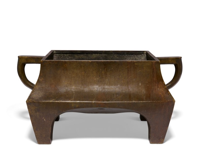 A MASSIVE TETRAPOD BRONZE CENSER  CHINA, QING DYNASTY, XIANFENG SIX-CHARACTER MARK AND OF THE PERIOD (1851-1861)