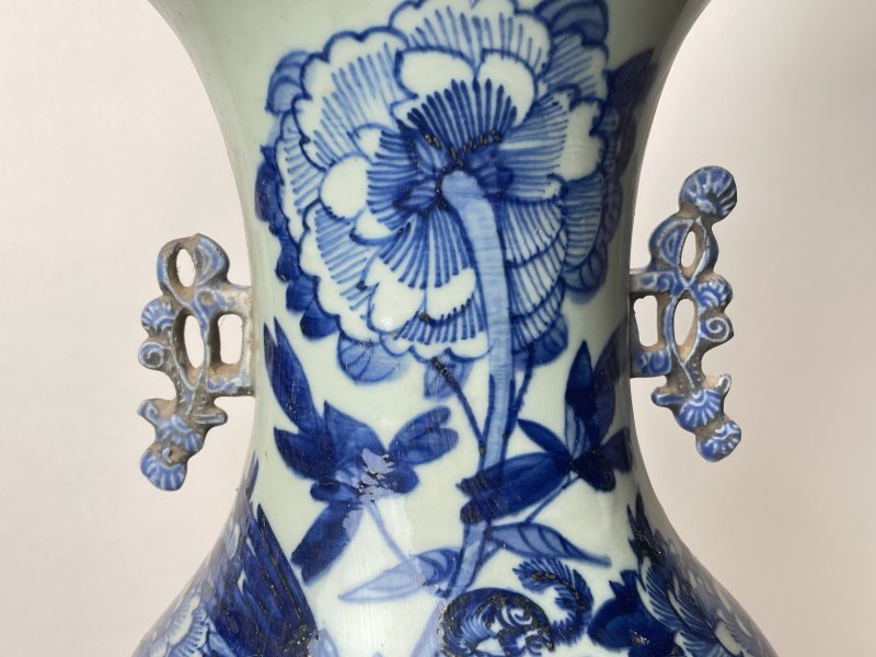 清 300件青花花鸟纹嫁妆瓶 - 图9