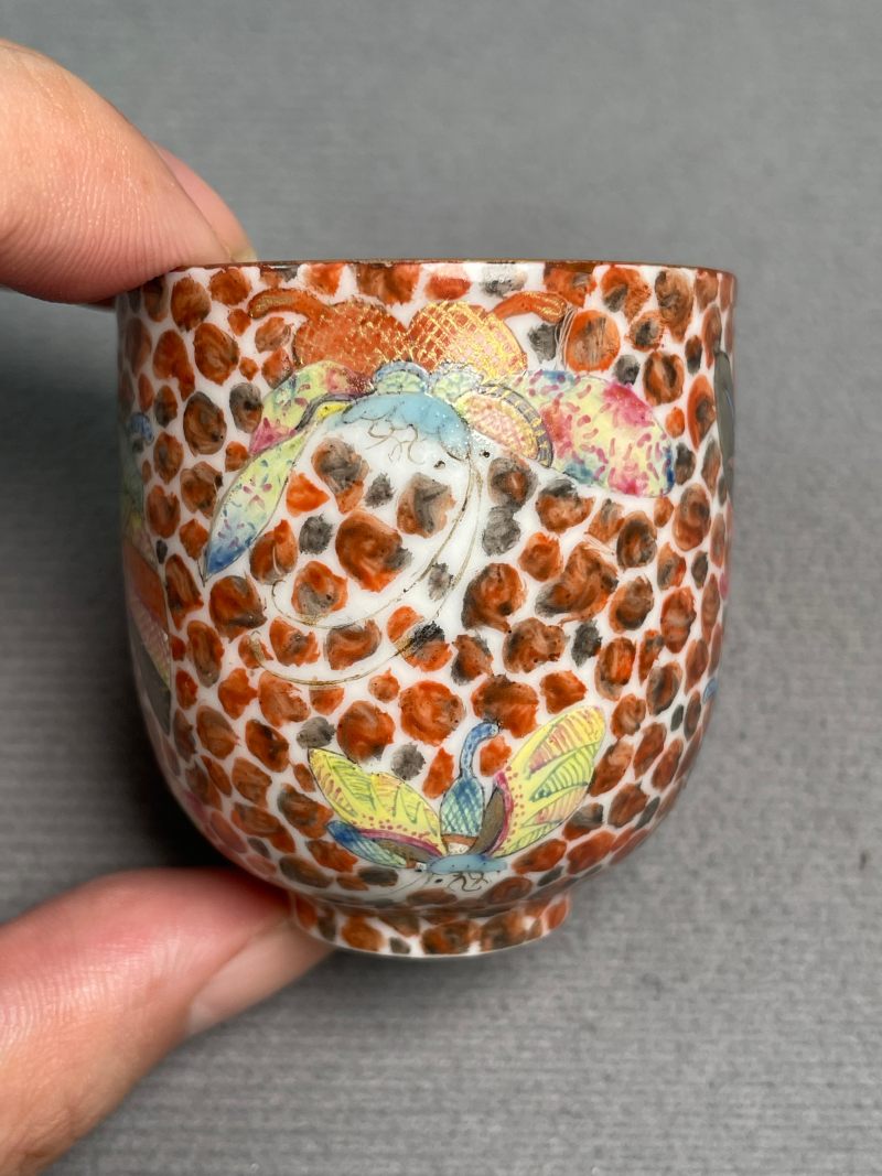 民国 珐琅彩蝴蝶杯 - 图6