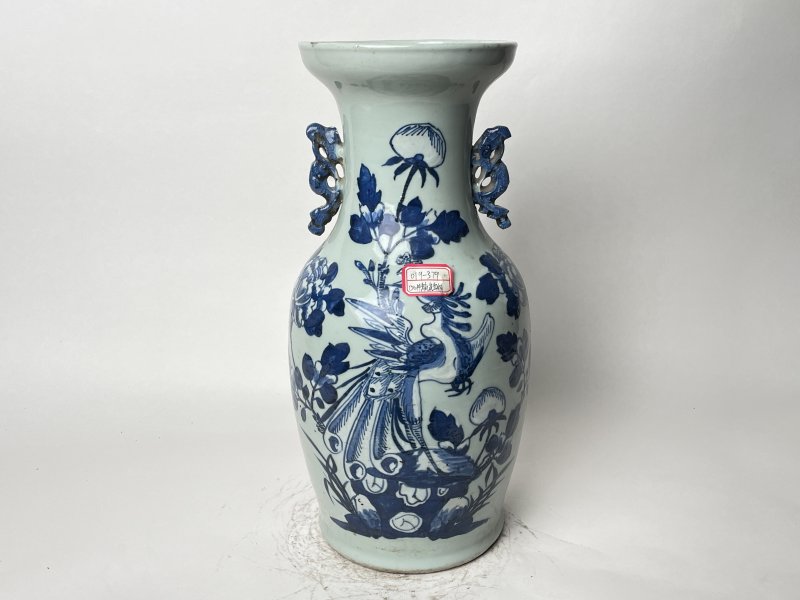 清 150件青花花鸟纹嫁妆瓶 - 图1