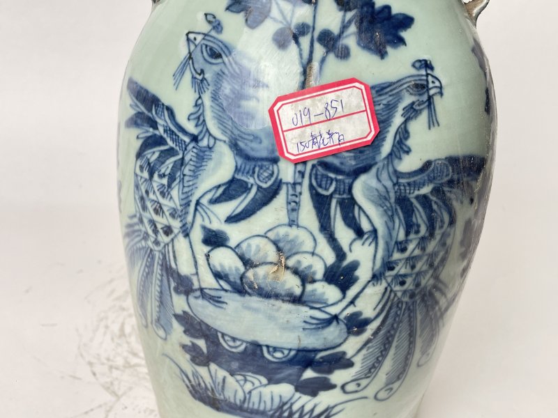 清 150件青花花鸟纹嫁妆瓶 - 图7
